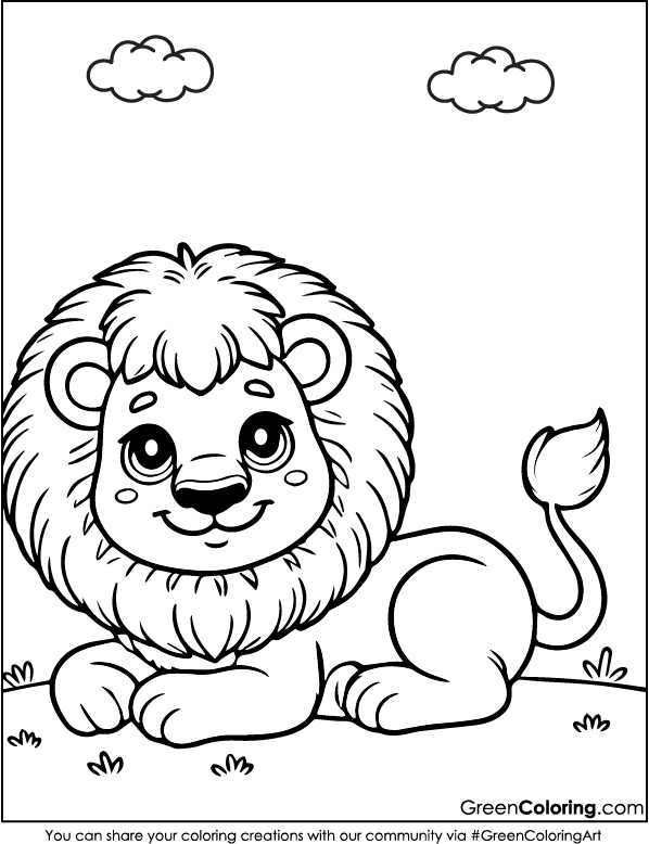 Lion Coloring Pages