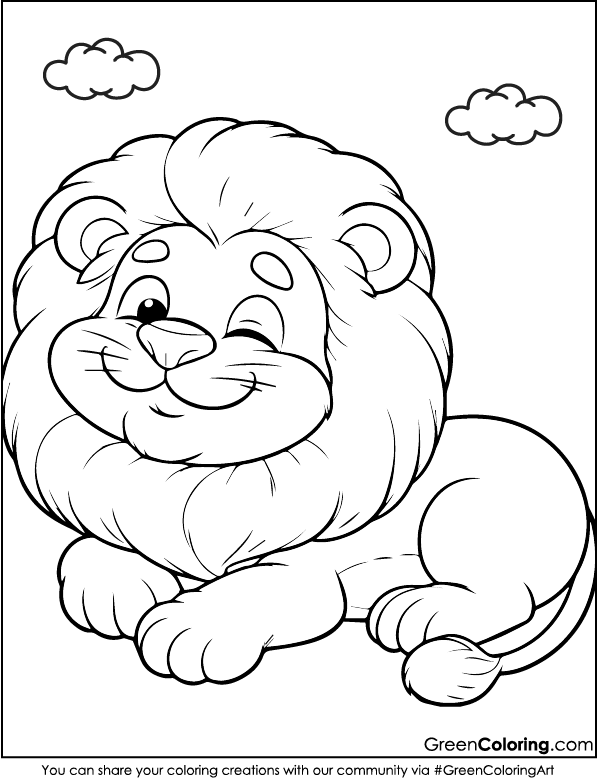 Lion Coloring Pages