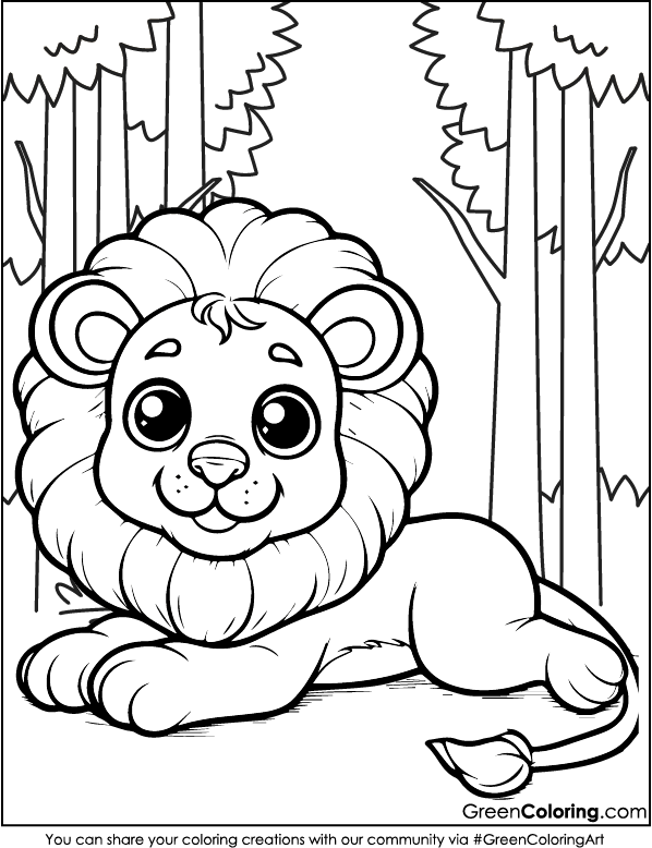 Lion Coloring Pages