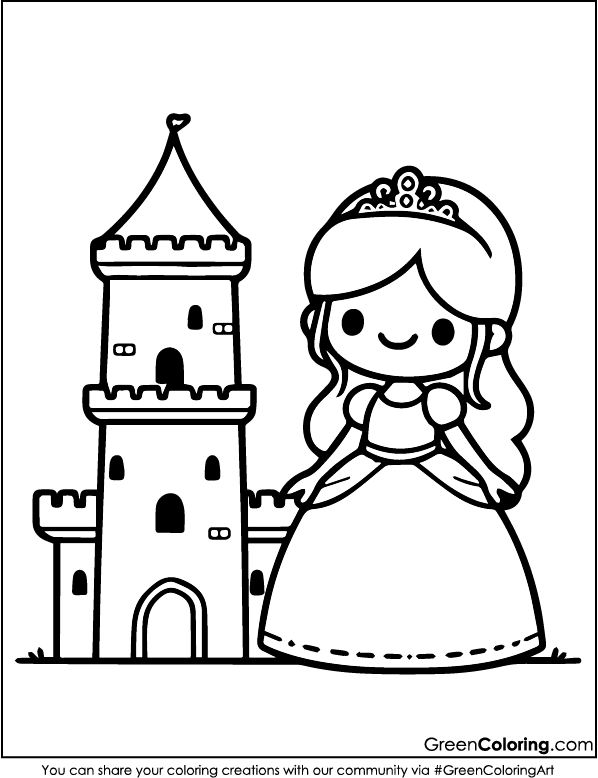 Princess Coloring Pages