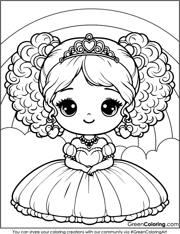 Free Princess Coloring Sheets PDF