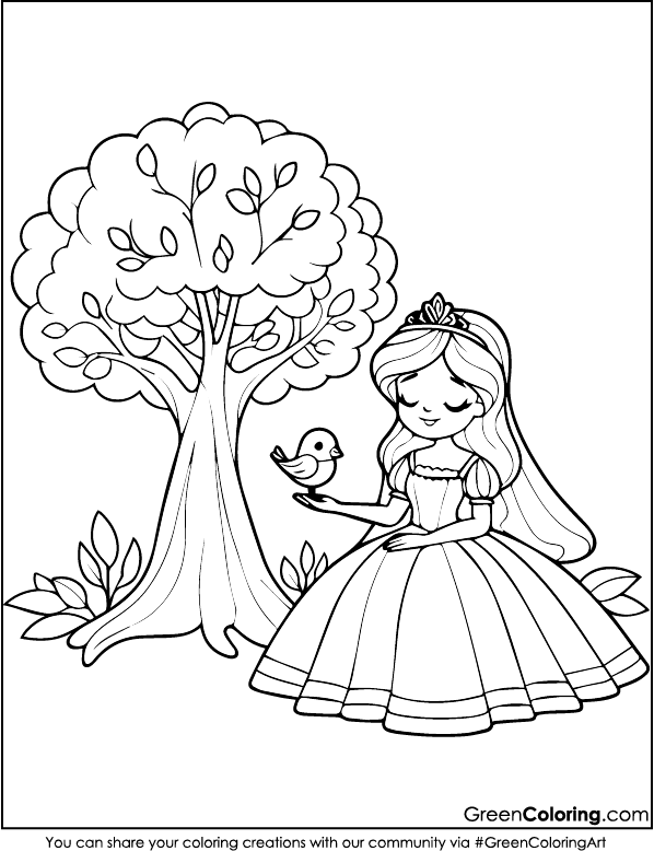 Princess Coloring Pages