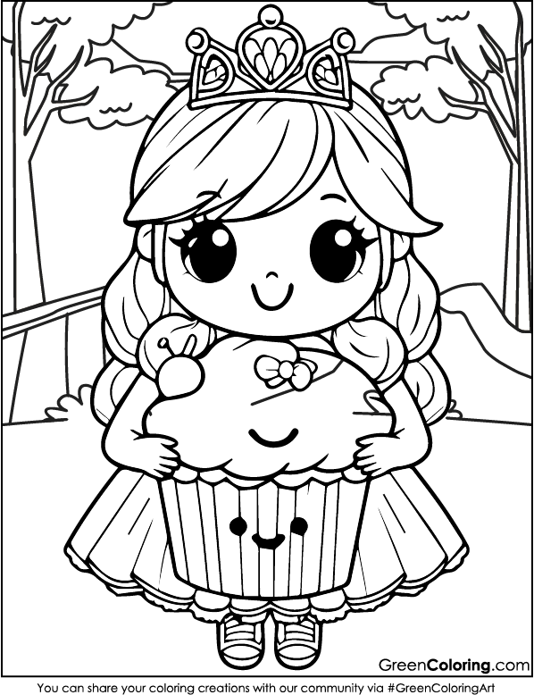 Free Princess Coloring Sheets PDF Download