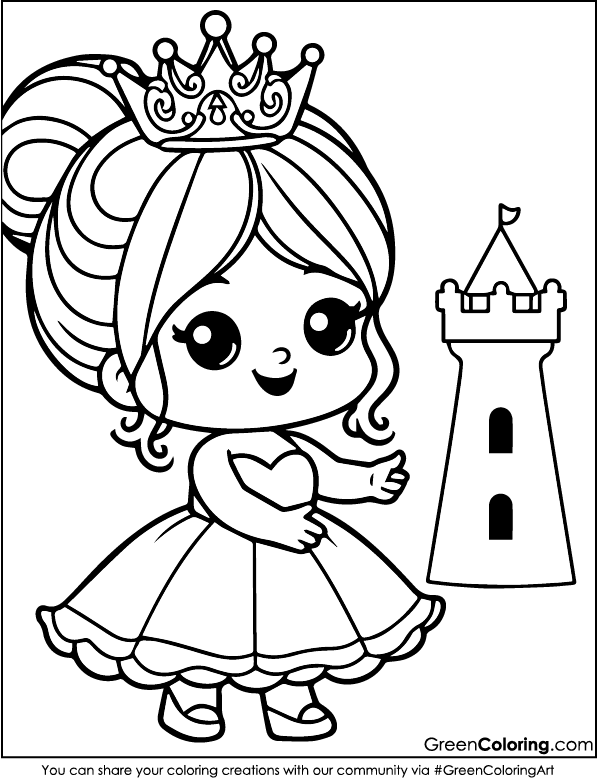 Princess Coloring Pages