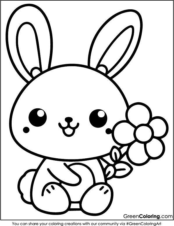 Rabbit Coloring Pages