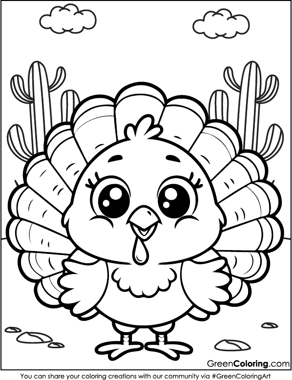 Thanksgiving Coloring Pages PDF