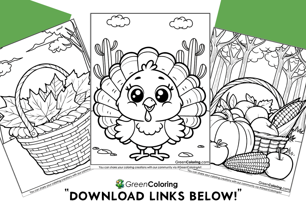 free thanksgiving coloring pages