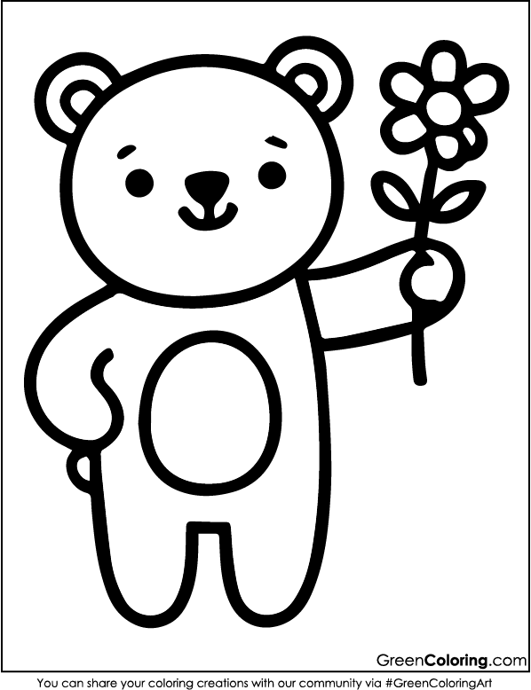 Bear Coloring Pages