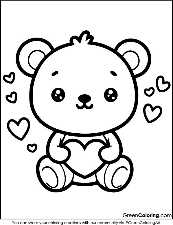 Bear Coloring Pages