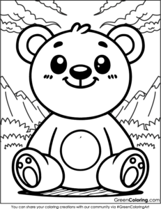 20 Bear Coloring Pages (Download Free Printable PDF)