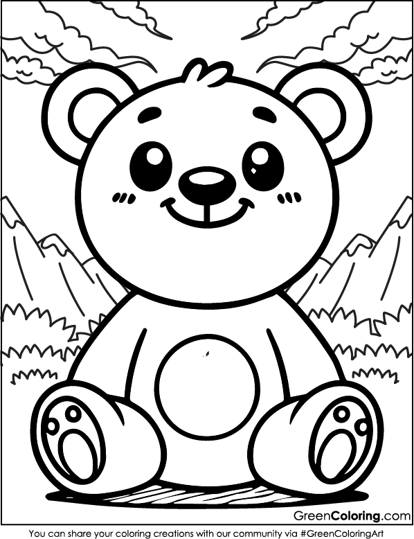 Bear Coloring Pages