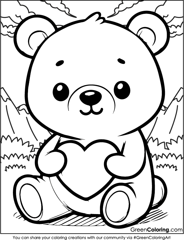 Bear Coloring Pages