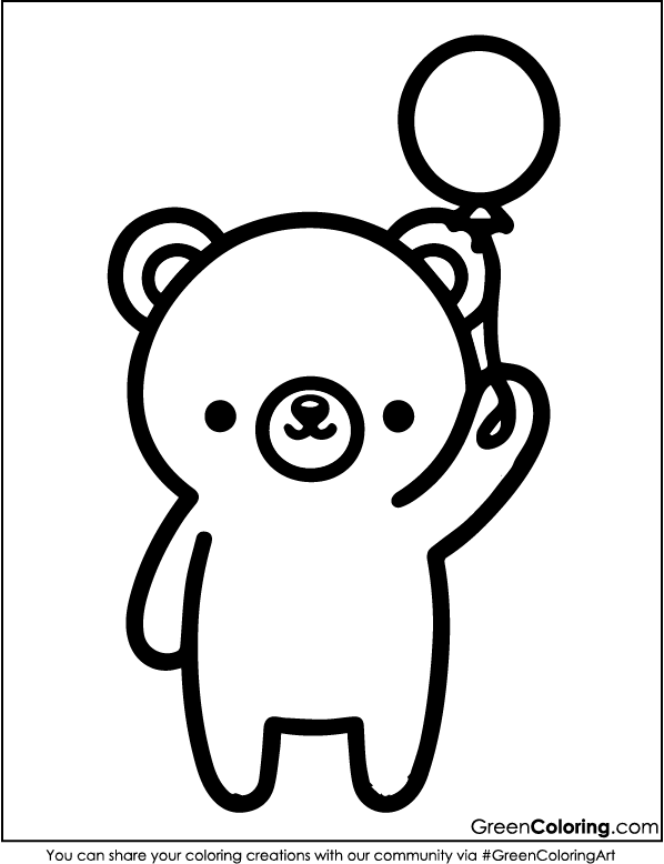 Bear Coloring Pages