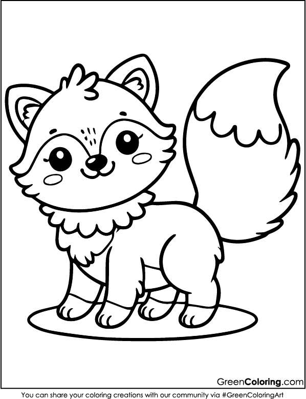 Fox Coloring Pages