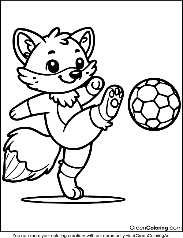 Fox Coloring Pages PDF