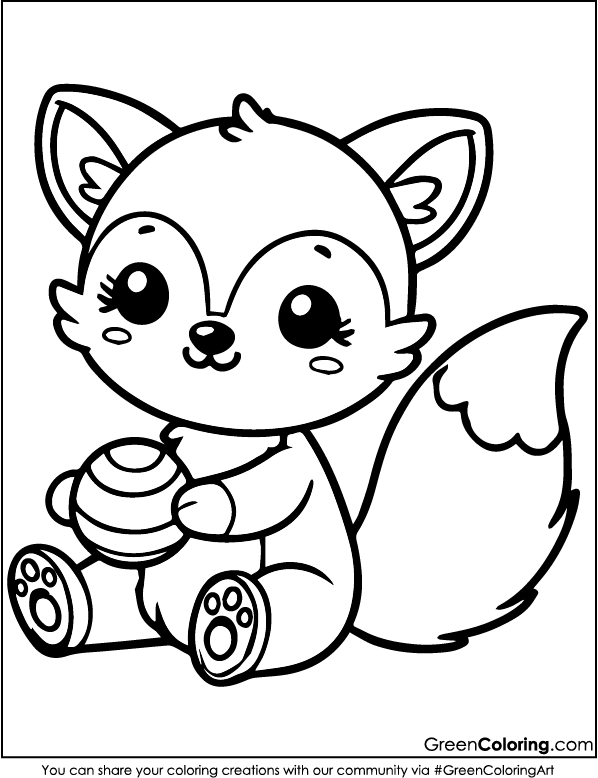 Fox Coloring Pages