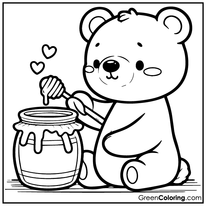 20 Bear Coloring Pages (Download Free Printable PDF)