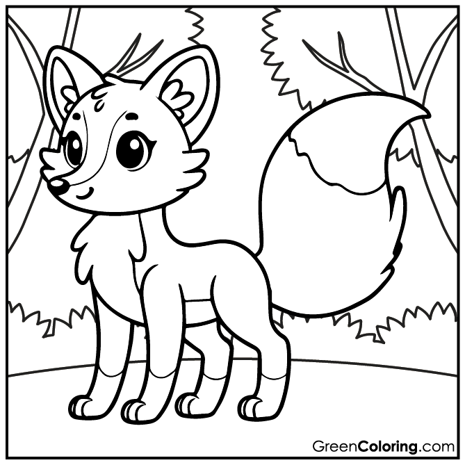 20 Fox Coloring Pages (Download Free Printable PDF)