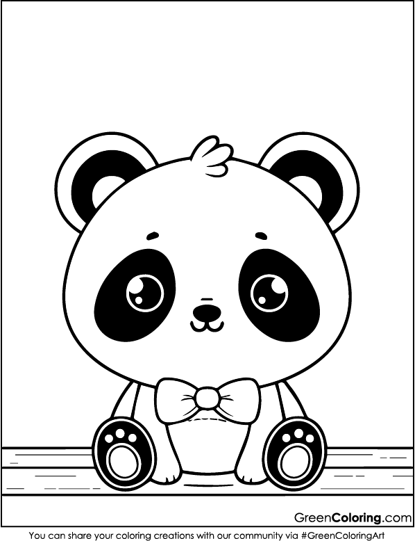 Panda Coloring Pages