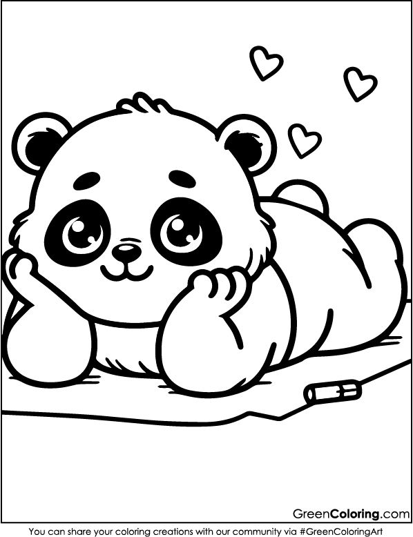 Panda Coloring Pages