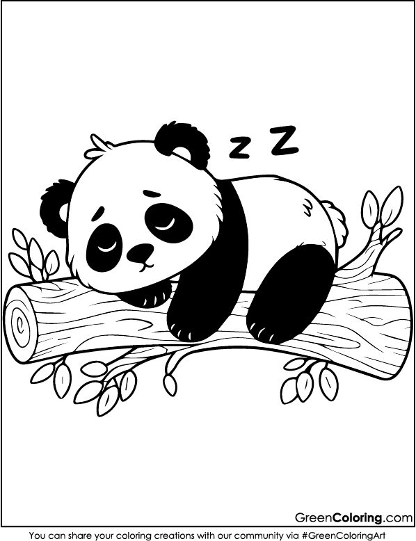 Panda Coloring Pages