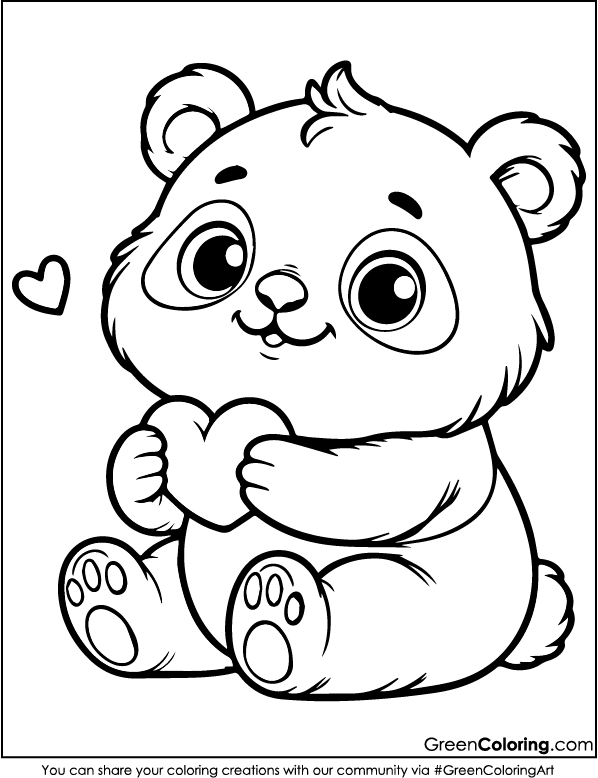 Free Printable Panda Coloring Pages PDF