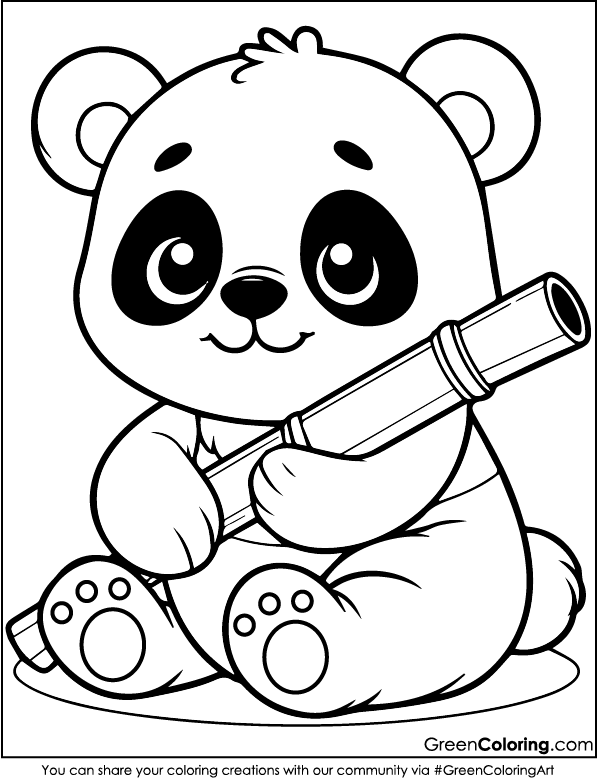 Panda Coloring Pages