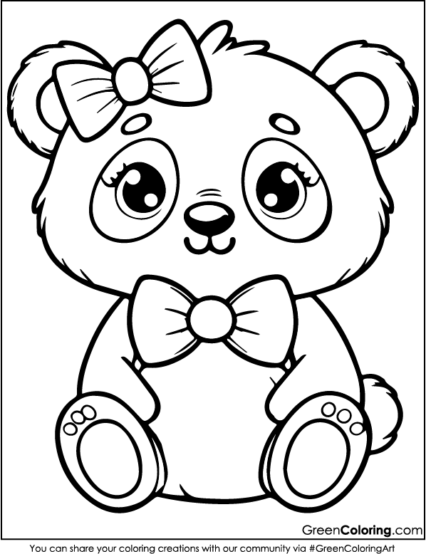 Panda Coloring Pages