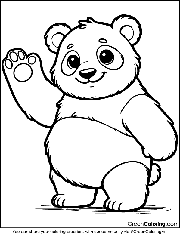 Panda Coloring Pages