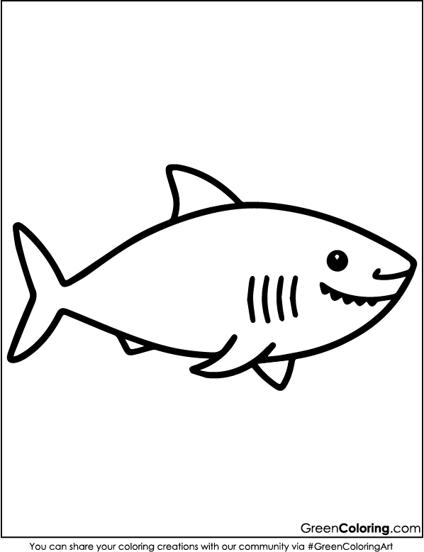 Shark Coloring Pages