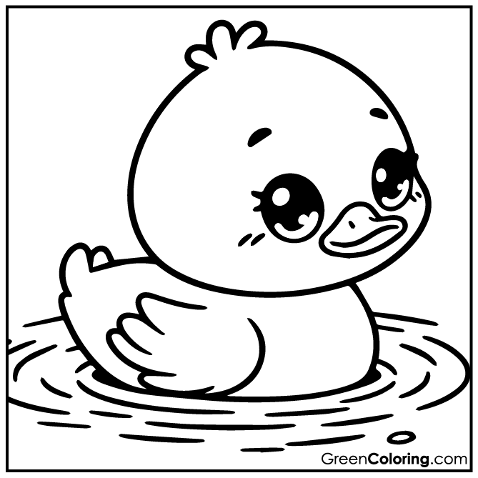 10 Duck Coloring Pages (Download Free Printable PDF)