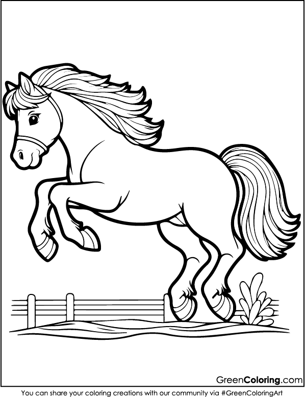 Horse Coloring Pages