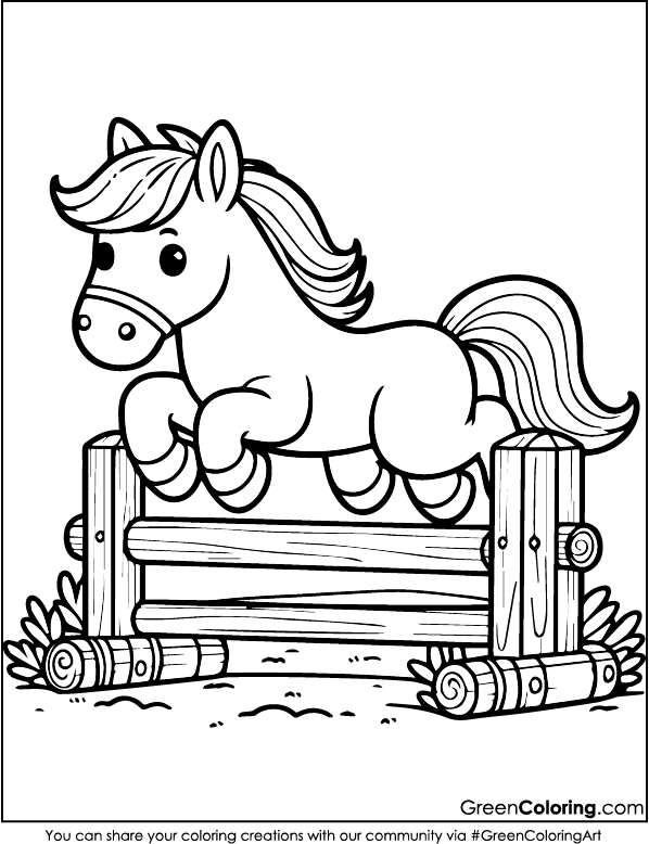 Horse Coloring Pages