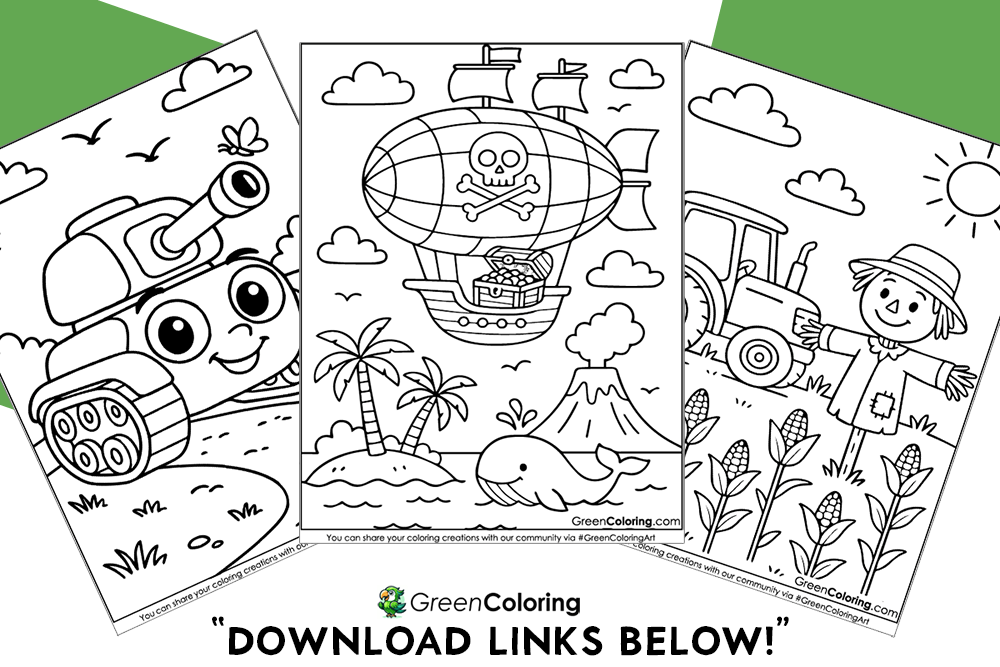 Cute Coloring Pages