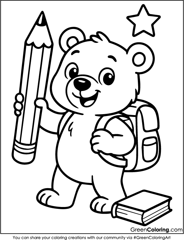 Back to School Coloring Sheets Printable