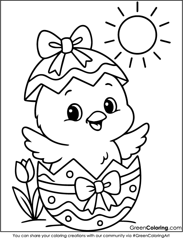 Download Free Printable Easter Coloring Sheets PDF