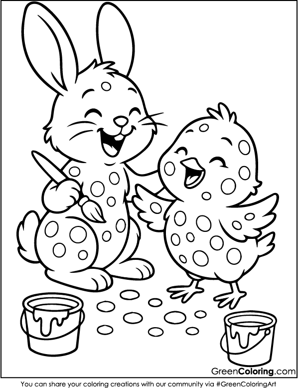Free Printable Easter Coloring Pages PDF