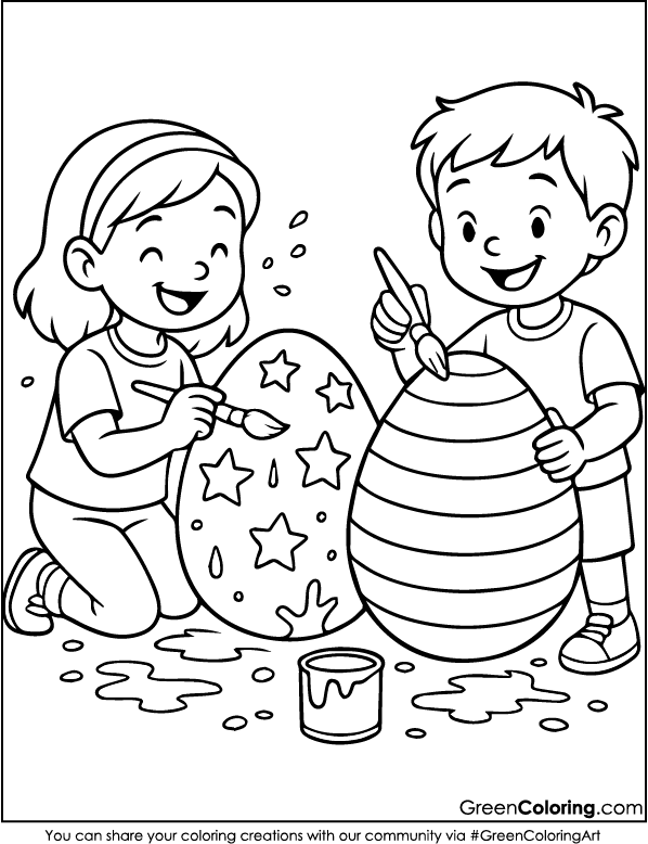 Download Free Printable Easter Coloring Sheets PDF