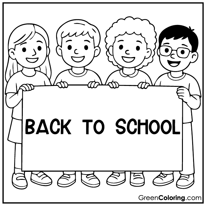 12 Back to School Coloring Pages (Download Free Printable PDF)