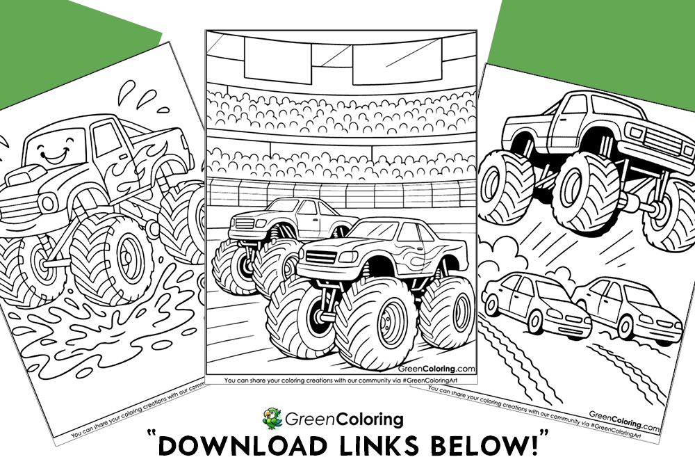 Monster Truck Coloring Pages