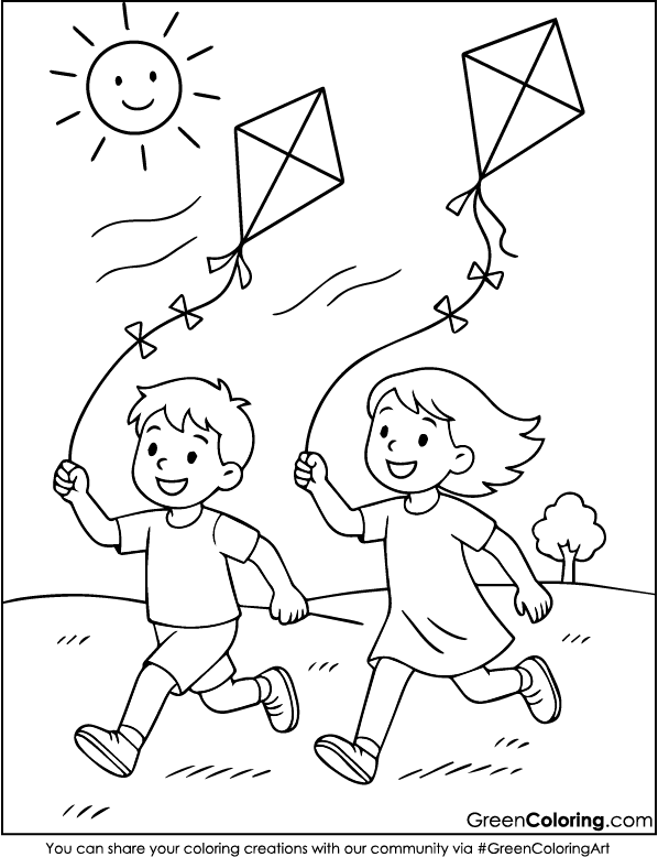 Summer Coloring Pages