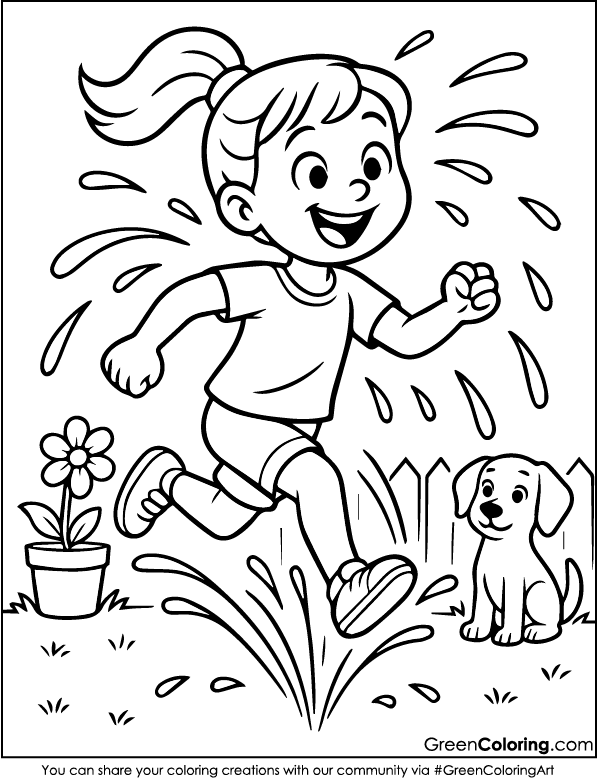 Summer Coloring Pages PDF