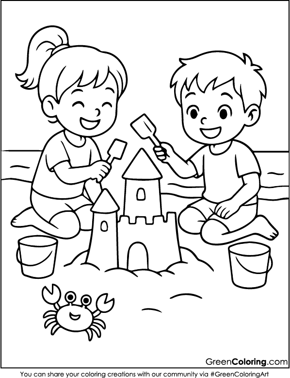 Summer Coloring Pages