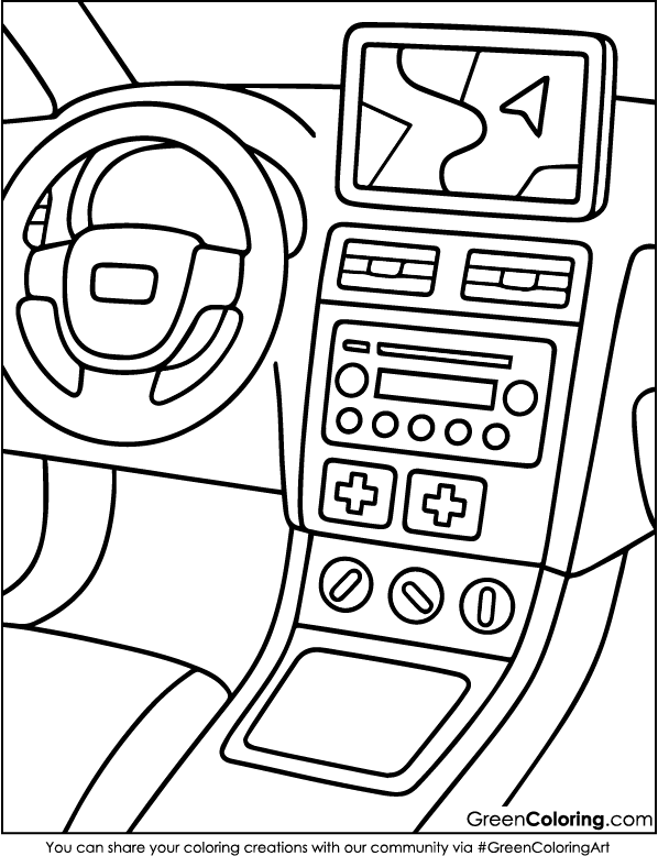 Ambulance Coloring Sheets