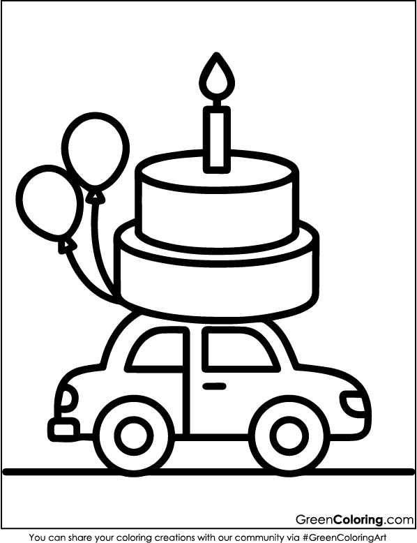Download Free Car Coloring Pages Printable PDF