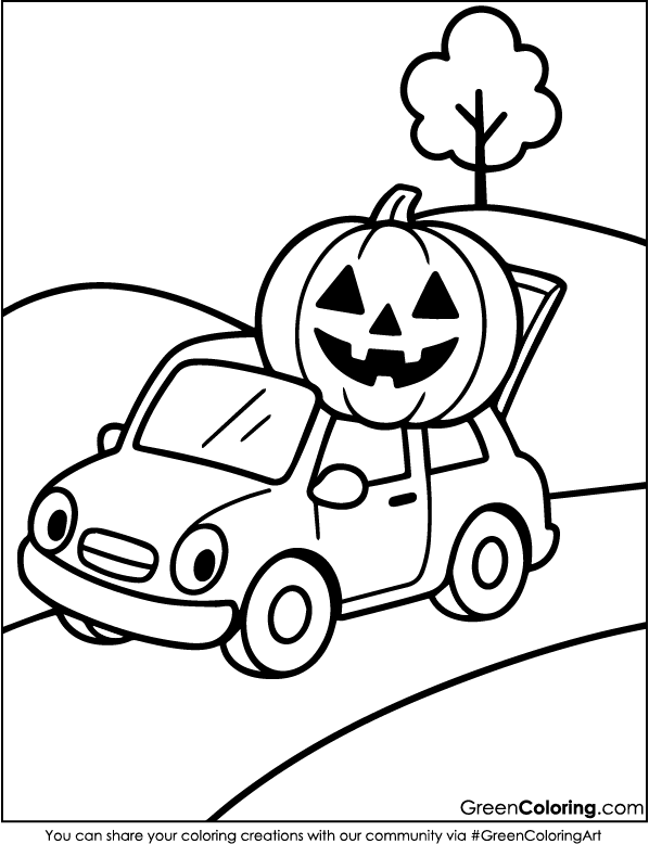 Download Free Car Coloring Sheets Printable PDF
