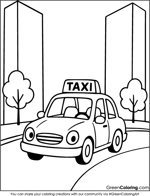 Download Free Car Coloring Sheets Printable PDF