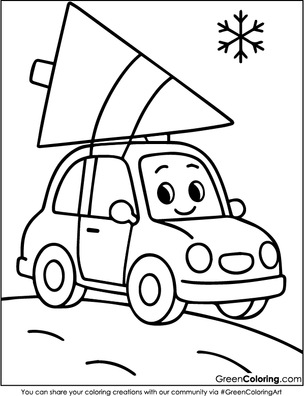 Car Coloring Page