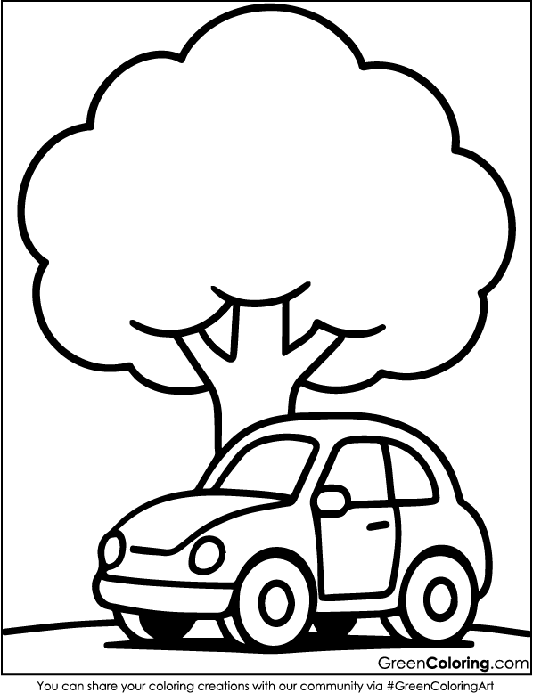 Free Car Coloring Pages Printable