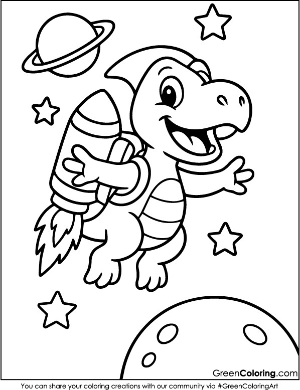 Download Dinosaur Coloring Pages for Kids and Toddlers